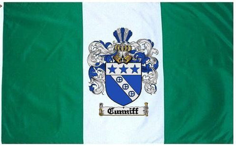 Cunniff family crest coat of arms flag
