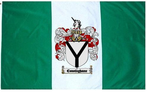 Cunninghame family crest coat of arms flag