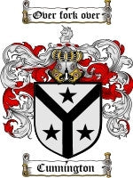 Cunnington coat of arms family crest download