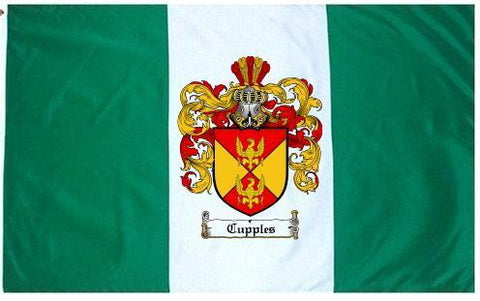 Cupples family crest coat of arms flag