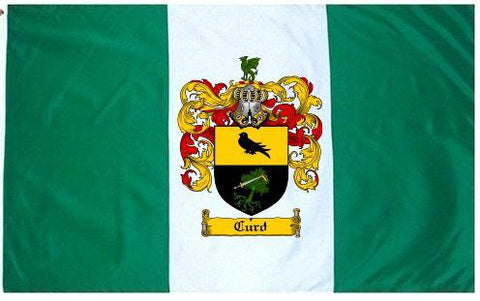 Curd family crest coat of arms flag