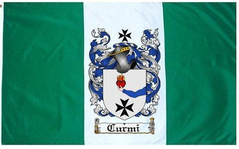 Curmi family crest coat of arms flag