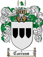 Currens coat of arms family crest download