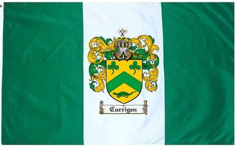 Currigen family crest coat of arms flag