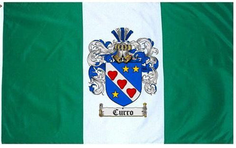 Curro family crest coat of arms flag