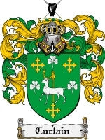 Curtain coat of arms family crest download