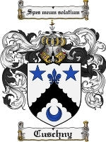 Cuschny coat of arms family crest download