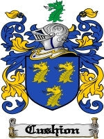 Cushion coat of arms family crest download