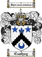 Cushny coat of arms family crest download