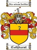 Cuthburst coat of arms family crest download