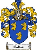 Cutlas coat of arms family crest download