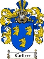 Cutlere coat of arms family crest download