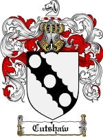 Cutshaw coat of arms family crest download