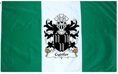 Cydifor family crest coat of arms flag