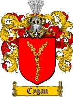 Cygan coat of arms family crest download