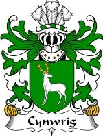 Cynwrig coat of arms family crest download