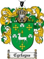 Cyrtayne coat of arms family crest download