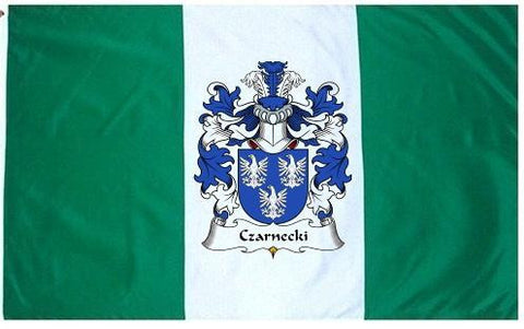 Czarnecki family crest coat of arms flag