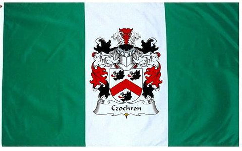 Czochron family crest coat of arms flag