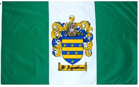 D'agostino family crest coat of arms flag