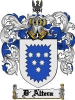 D'Altera coat of arms family crest download