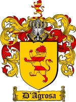 D'Argrosa coat of arms family crest download