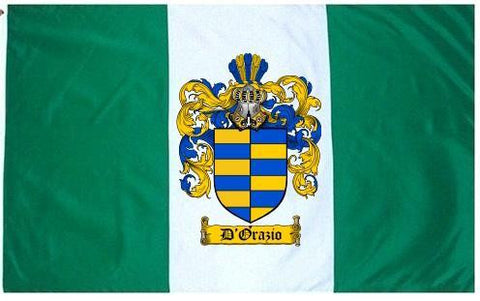 D'orazio family crest coat of arms flag