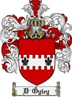 D'Oyley coat of arms family crest download