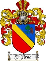 D'Urso coat of arms family crest download