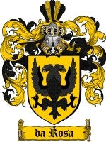 Da'Rosa coat of arms family crest download