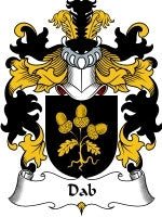 Dab coat of arms family crest download