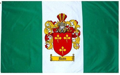 Dabb family crest coat of arms flag