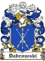 Dabrowski coat of arms family crest download