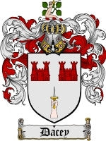 Dacey coat of arms family crest download