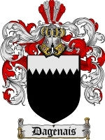 Dagenais coat of arms family crest download