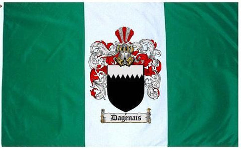 Dagenais family crest coat of arms flag