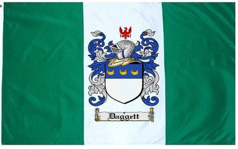 Daggett family crest coat of arms flag