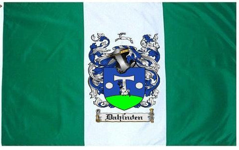 Dahinden family crest coat of arms flag
