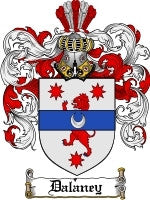 Dalaney coat of arms family crest download