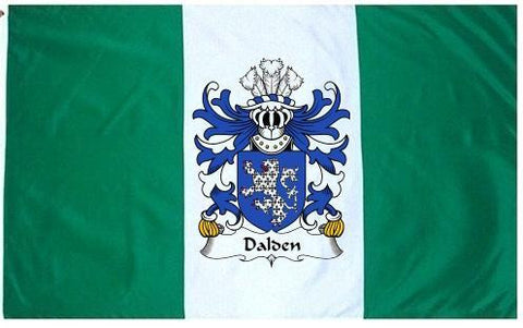 Dalden family crest coat of arms flag