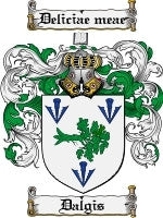 Dalgis coat of arms family crest download