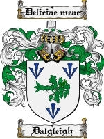 Dalgleigh coat of arms family crest download