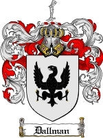 Dallman coat of arms family crest download