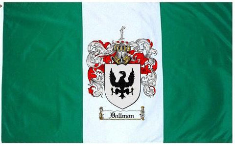 Dallman family crest coat of arms flag