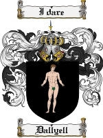Dallyell coat of arms family crest download
