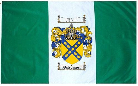 Dalrympel family crest coat of arms flag