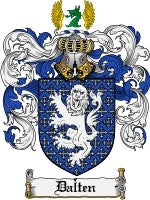 Dalten coat of arms family crest download