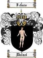 Dalzel coat of arms family crest download