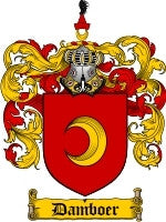 Damboer coat of arms family crest download