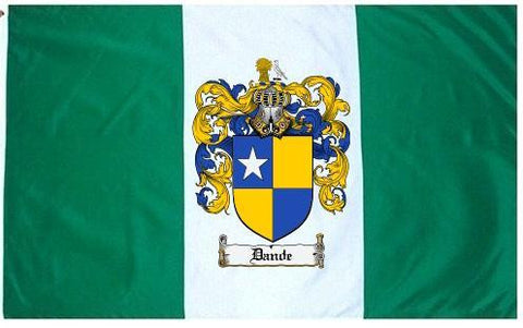 Dande family crest coat of arms flag